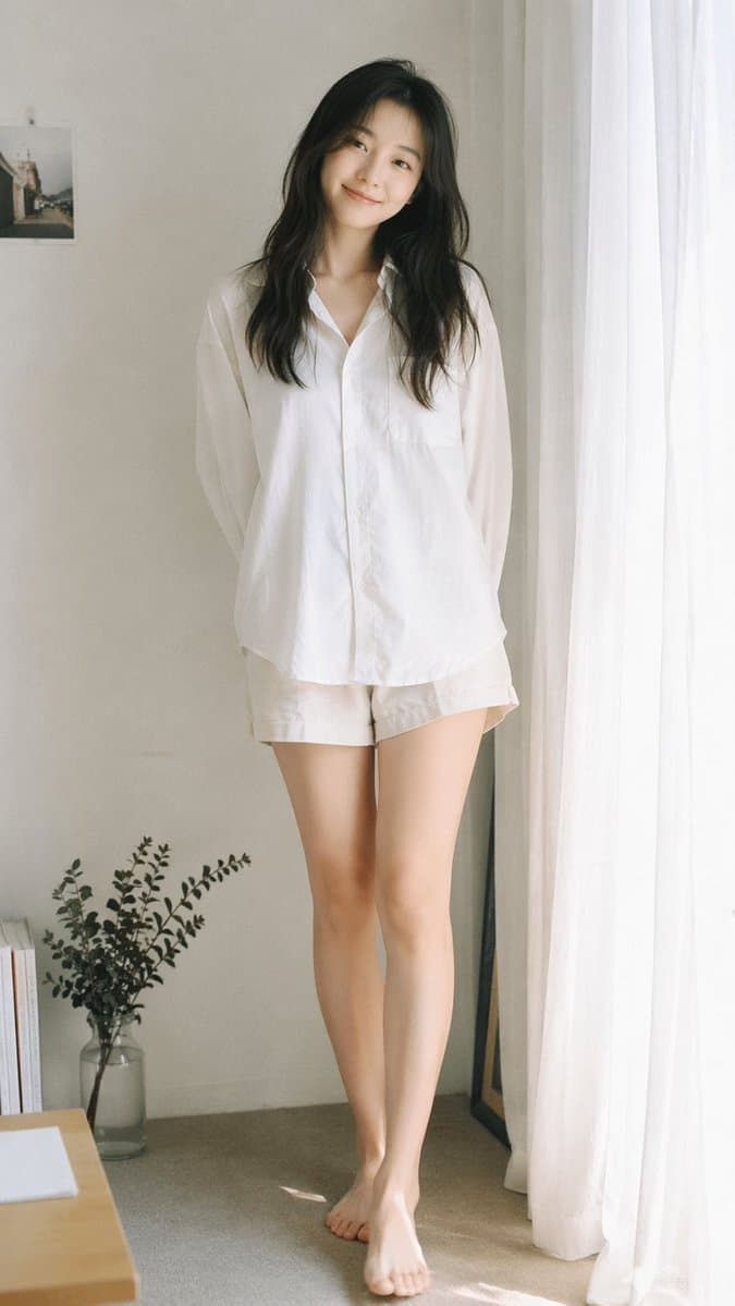 模拟 35mm 胶片摄影，柔和