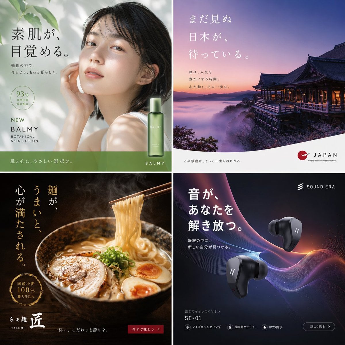 2x2 日本广告网格