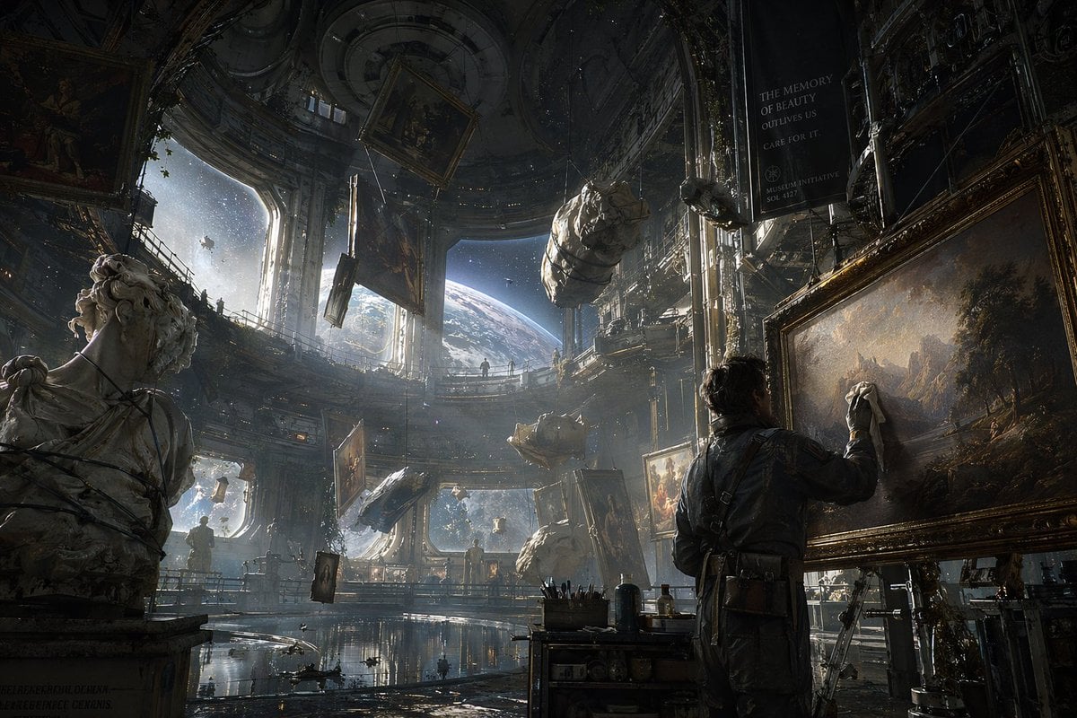 太空零重力艺术修复