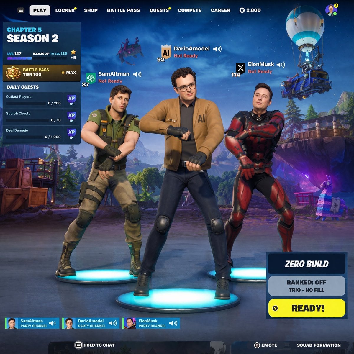 科技界 CEO 大逃杀游戏大厅