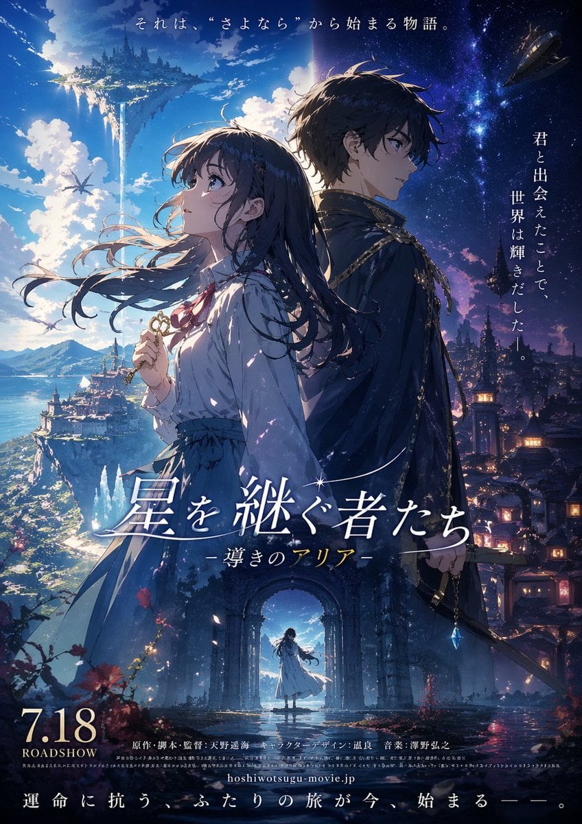 虚构动画电影海报生成