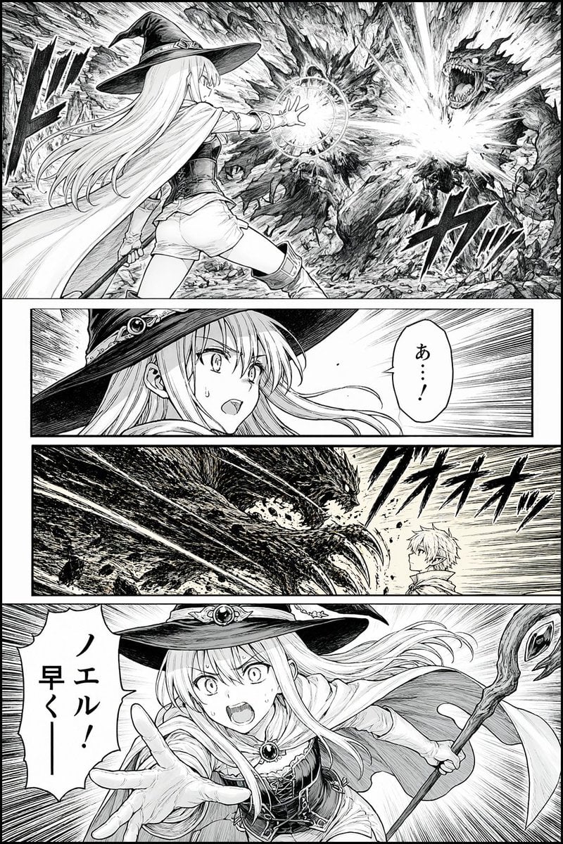 奇幻漫画战斗页面