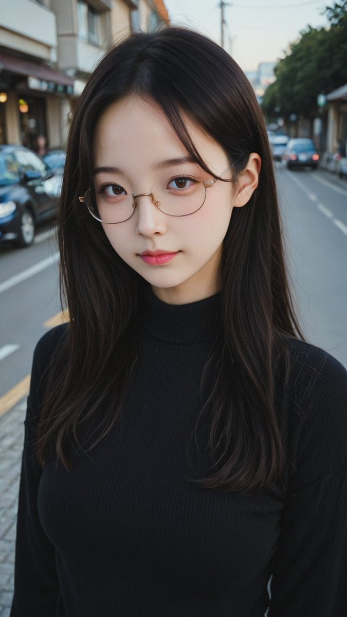 黄昏时分的街头情绪肖像