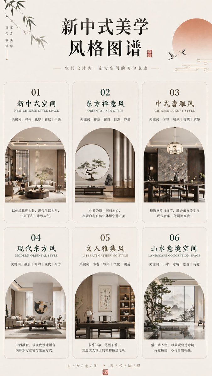 新中式美学风格图谱