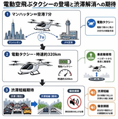 日本 eVTOL 交通信息图