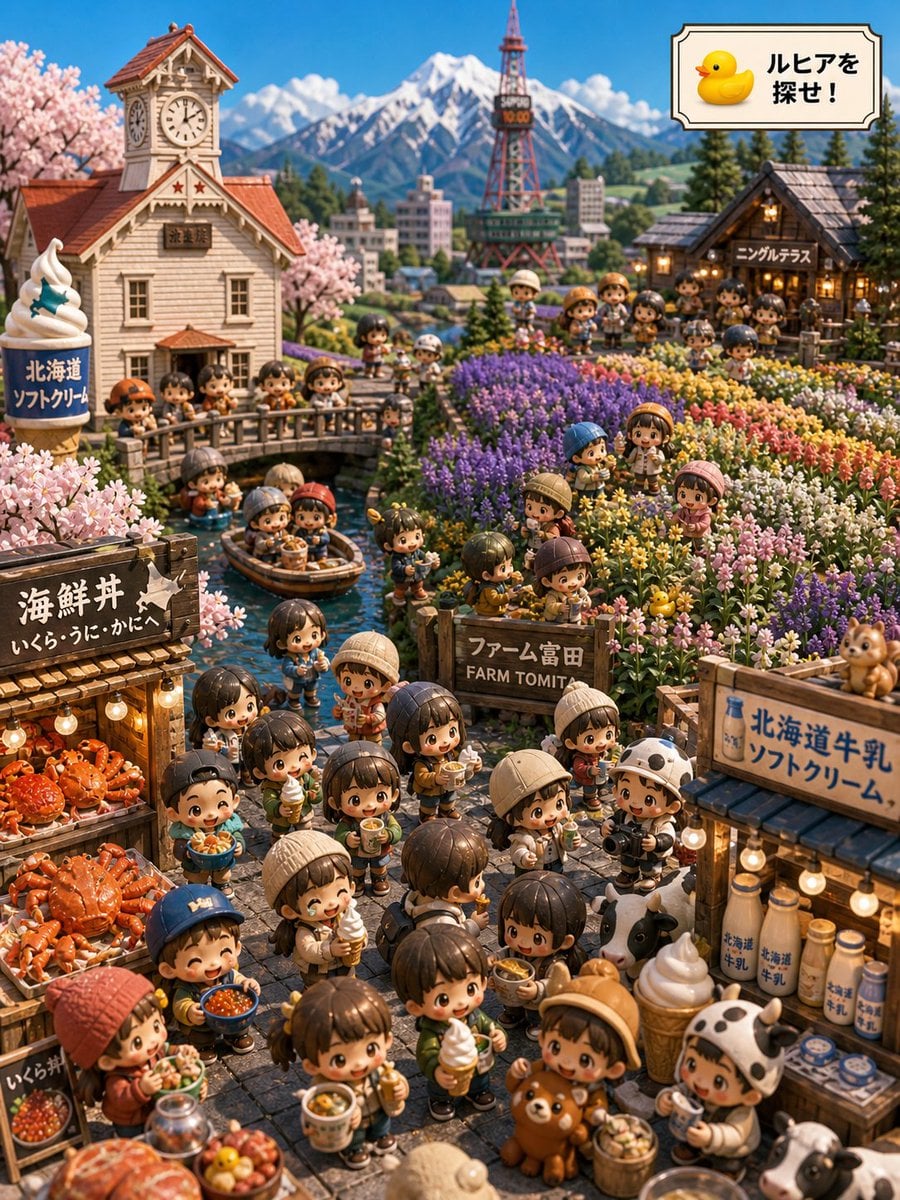 北海道隐藏小鸭旅行解谜