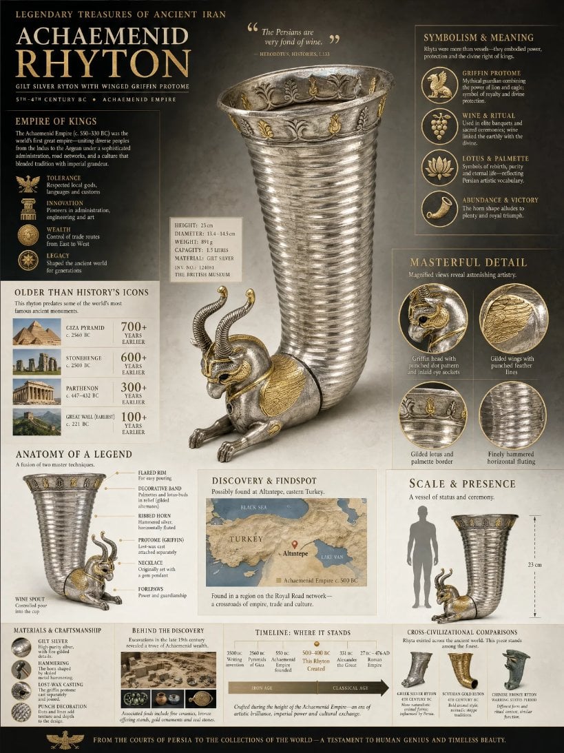 Museum Archaeological Infographic Plate