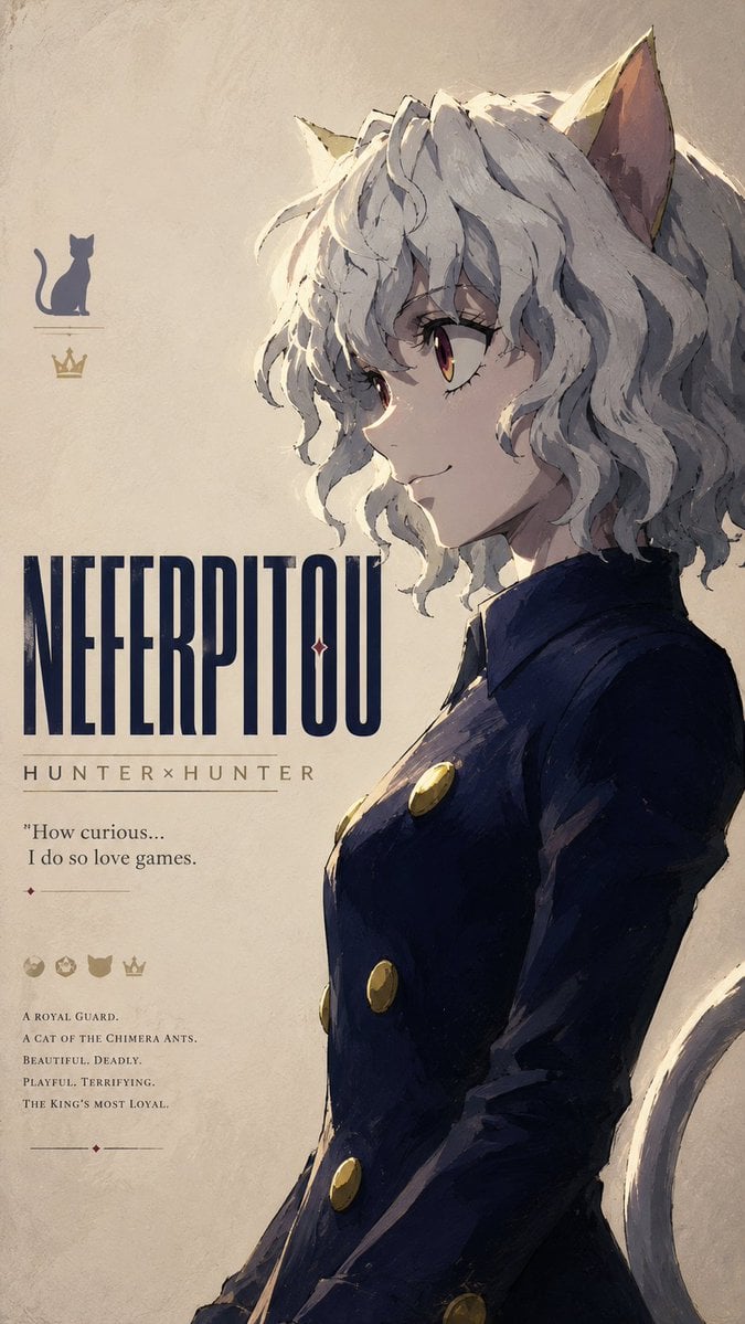 Neferpitou 反派壁纸海报