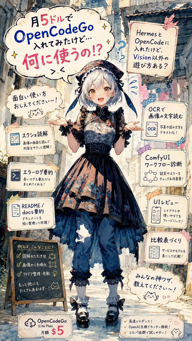 Anime OpenCodeGo 用例ポスター