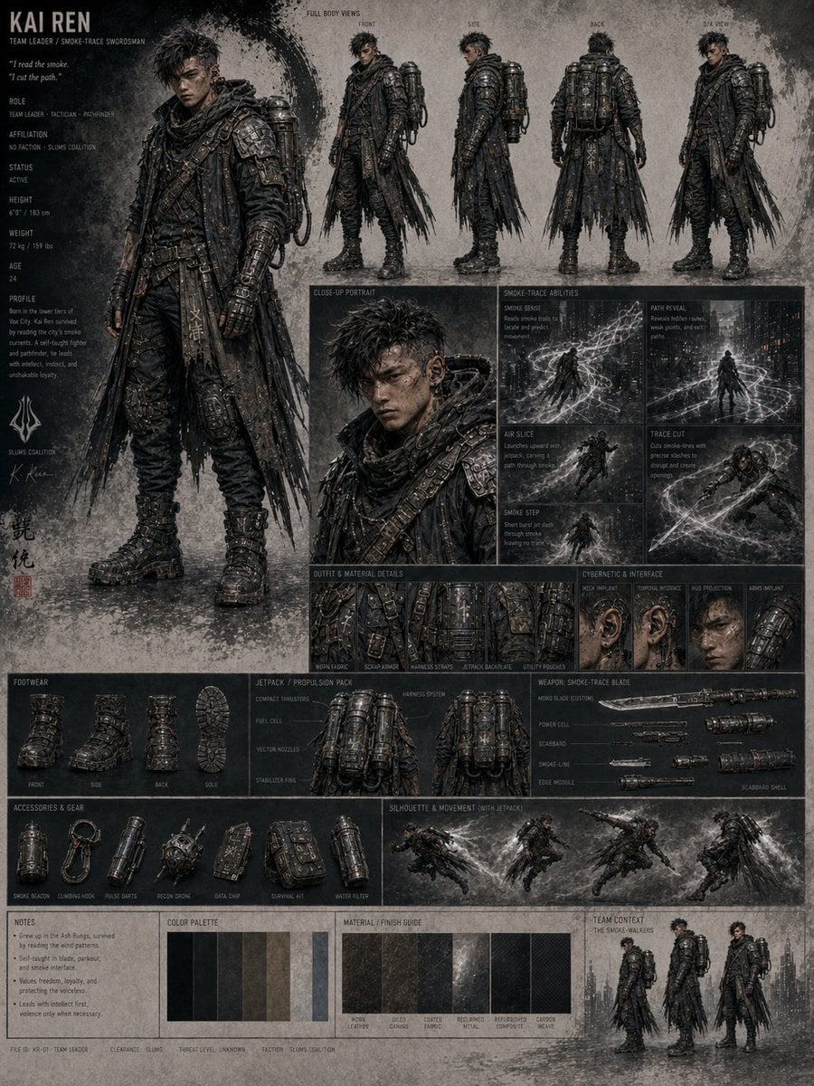 Kai Ren 科幻角色设定集