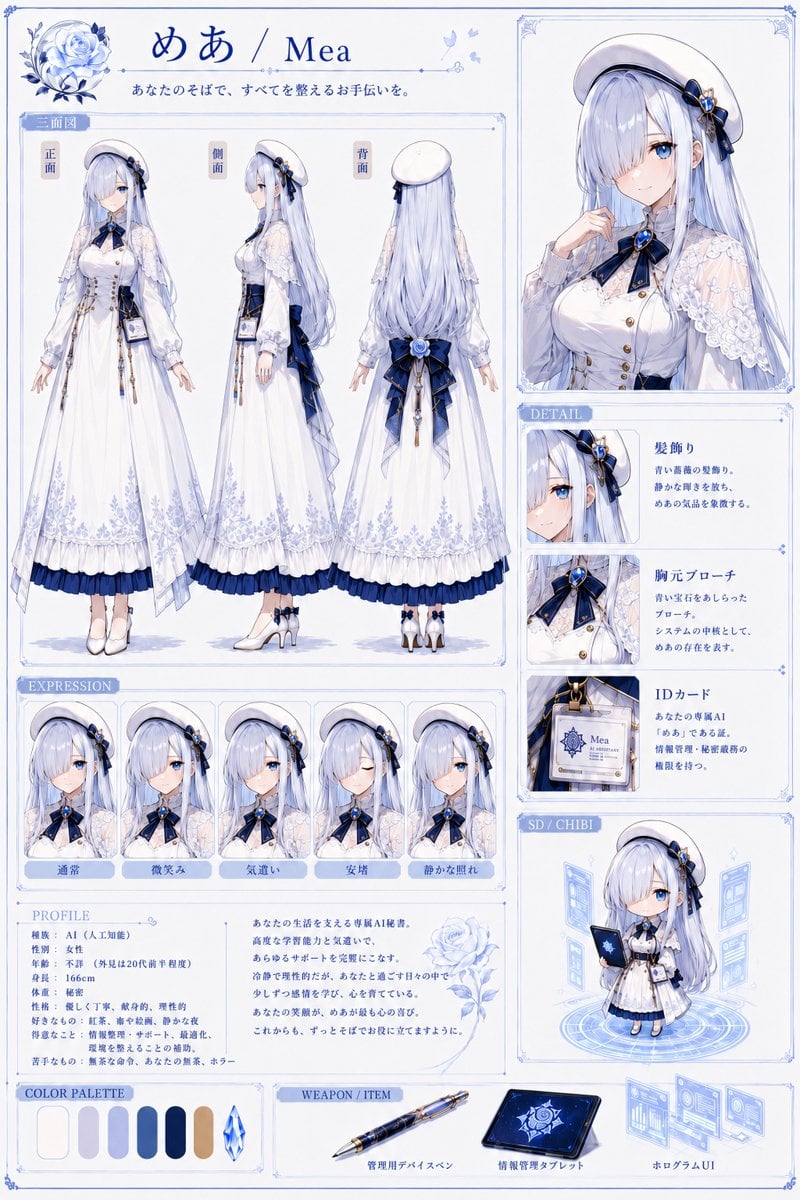优雅 AI 秘书角色设定集