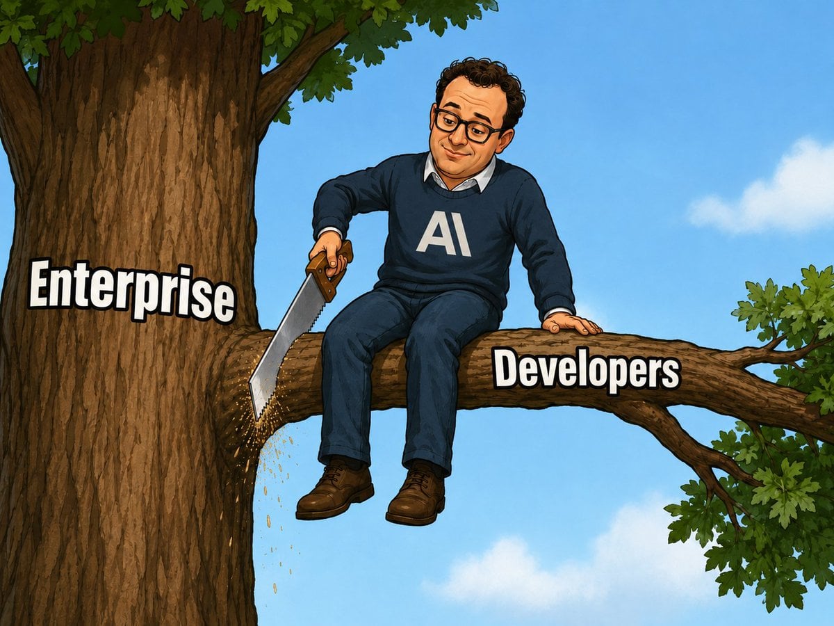 AI 锯断 Enterprise 开发者分支