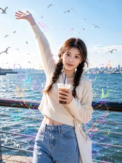 个人资料/头像 - 霓虹涂鸦海滨街拍