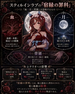 信息图 / 教育视觉 - 哥特式依旧相爱分析海报