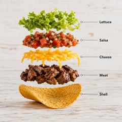 信息图 / 教育视觉 - 爆炸式食物信息图构图