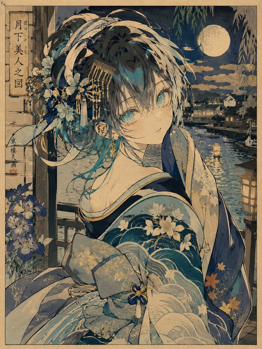 浮世绘风格角色转换