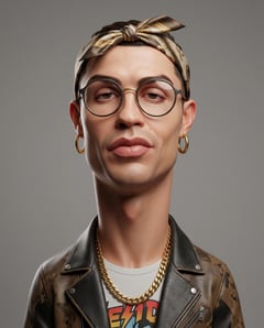 个人资料/头像 - 风格化3D漫画人像