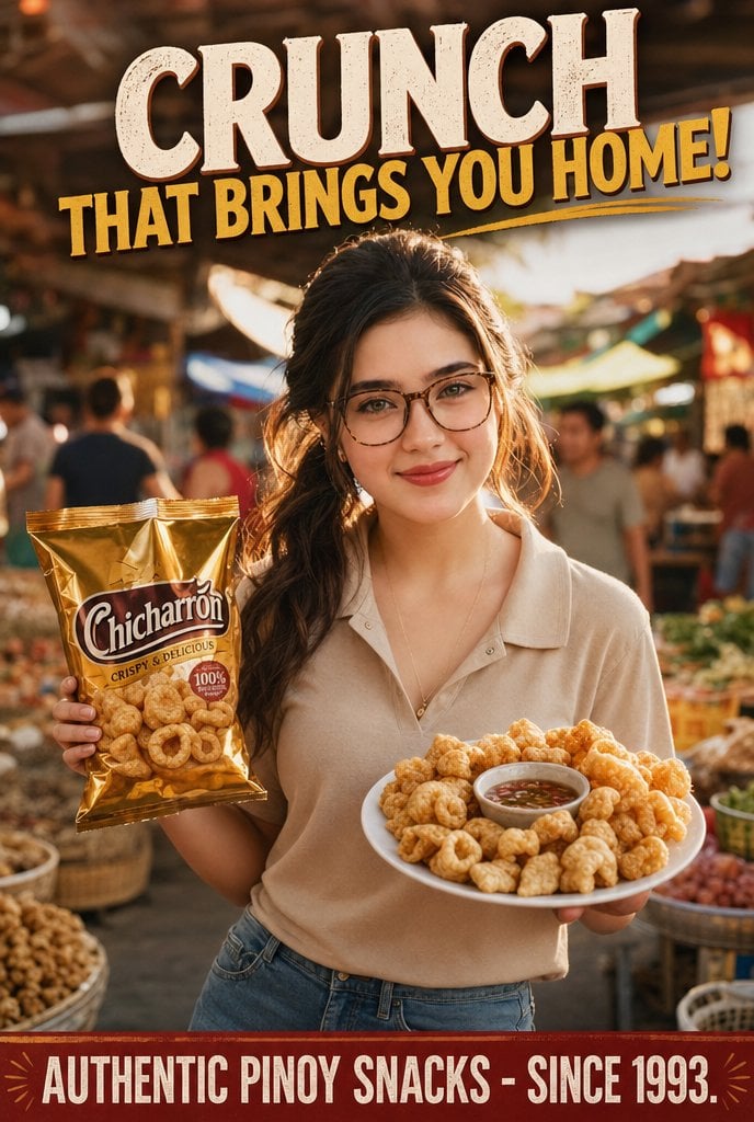 怀旧风菲律宾 Chicharrón 广告