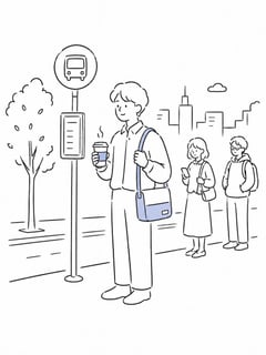 信息图 / 教育视觉 - 极简日式矢量线条艺术
