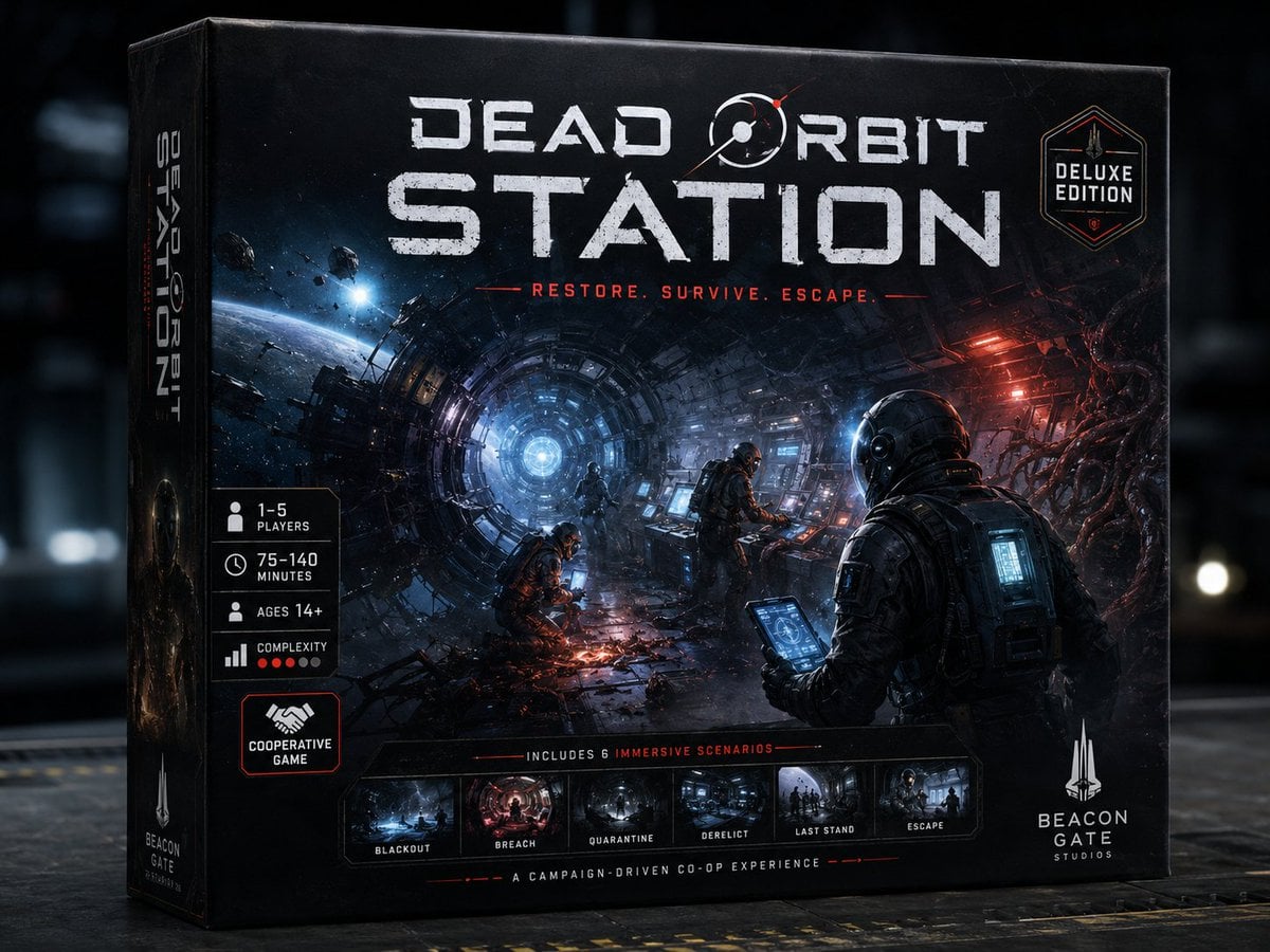 Dead Orbit Station 桌游包装盒