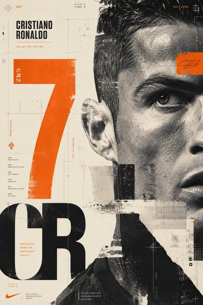 Cristiano Ronaldo 收藏版海报