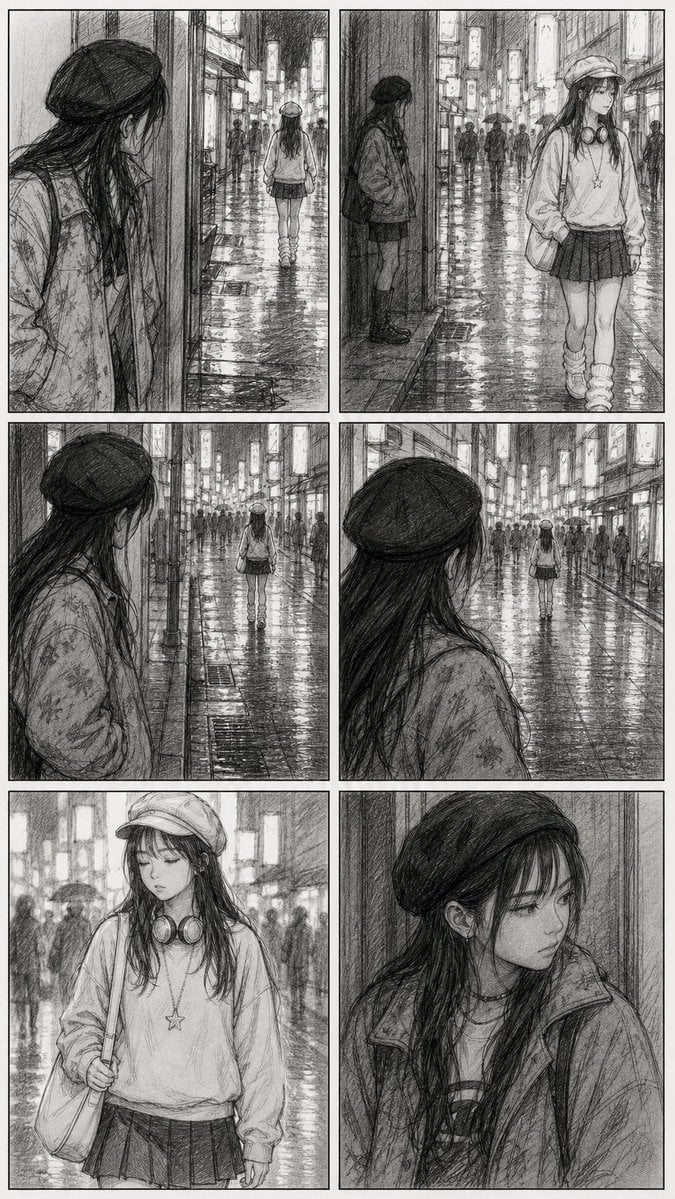 雨夜城市漫画项目