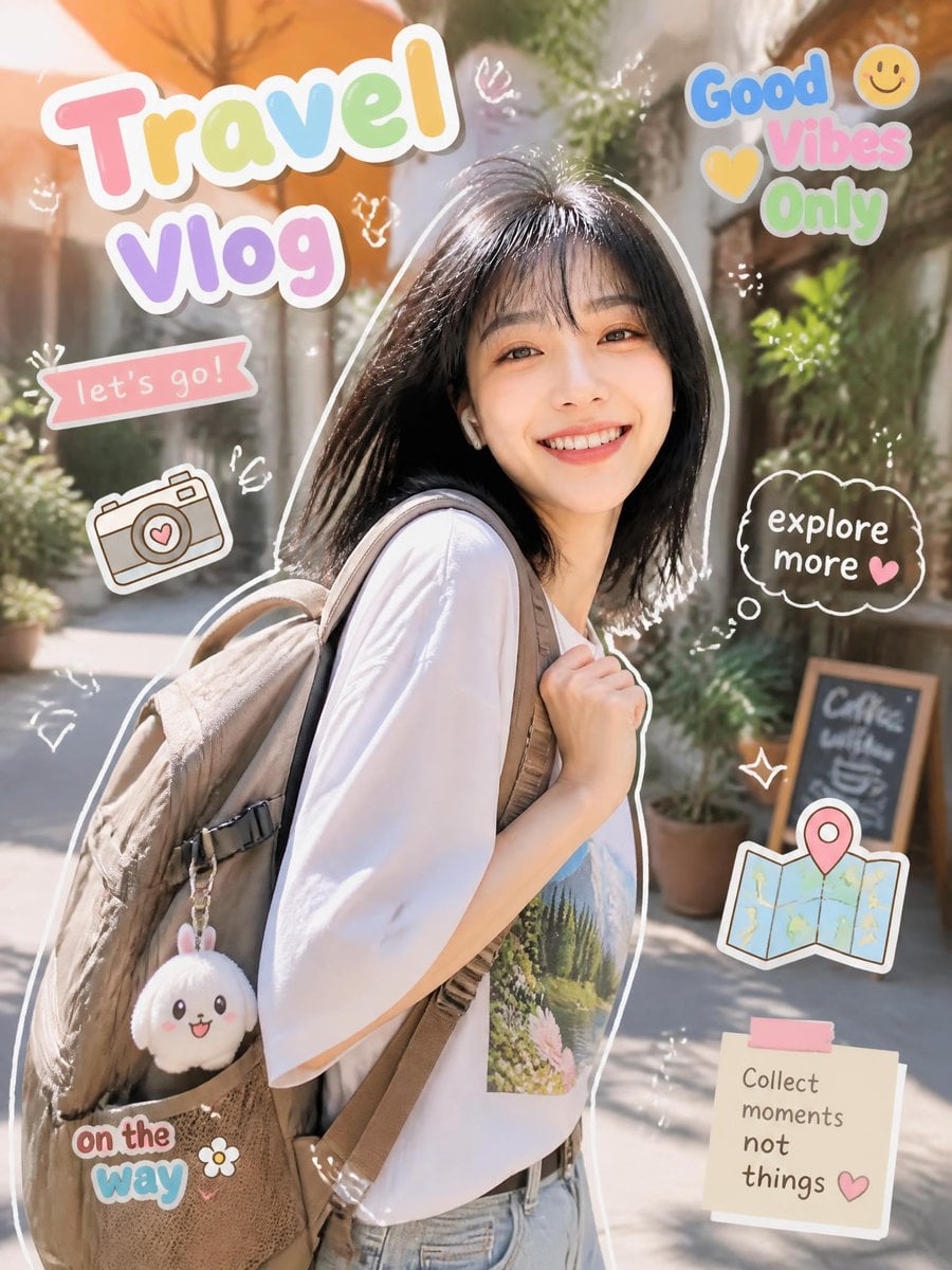 可爱的旅行 Vlog 缩略图