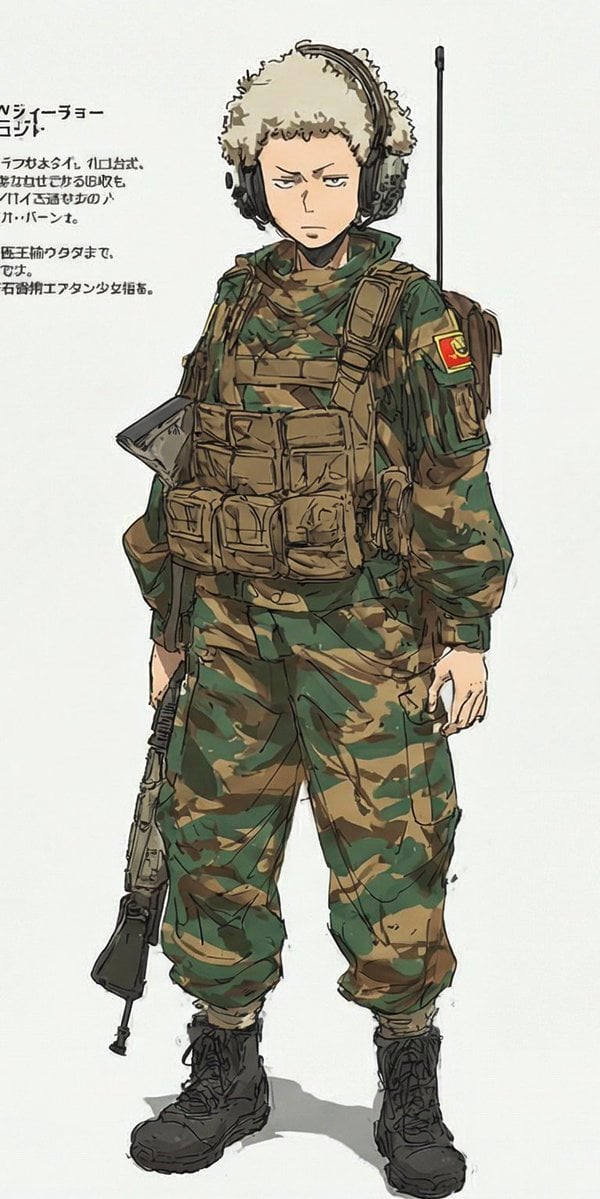 动漫战术士兵服装设计