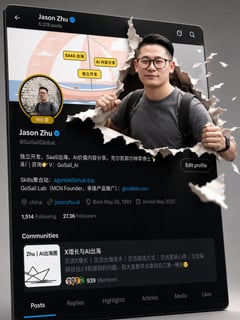 创作一幅超逼真的 3D 插画，描绘一个略微倾斜的 Twitter/X