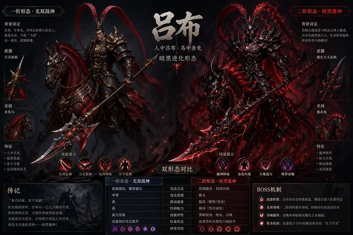 Lu Bu Boss Design Sheet