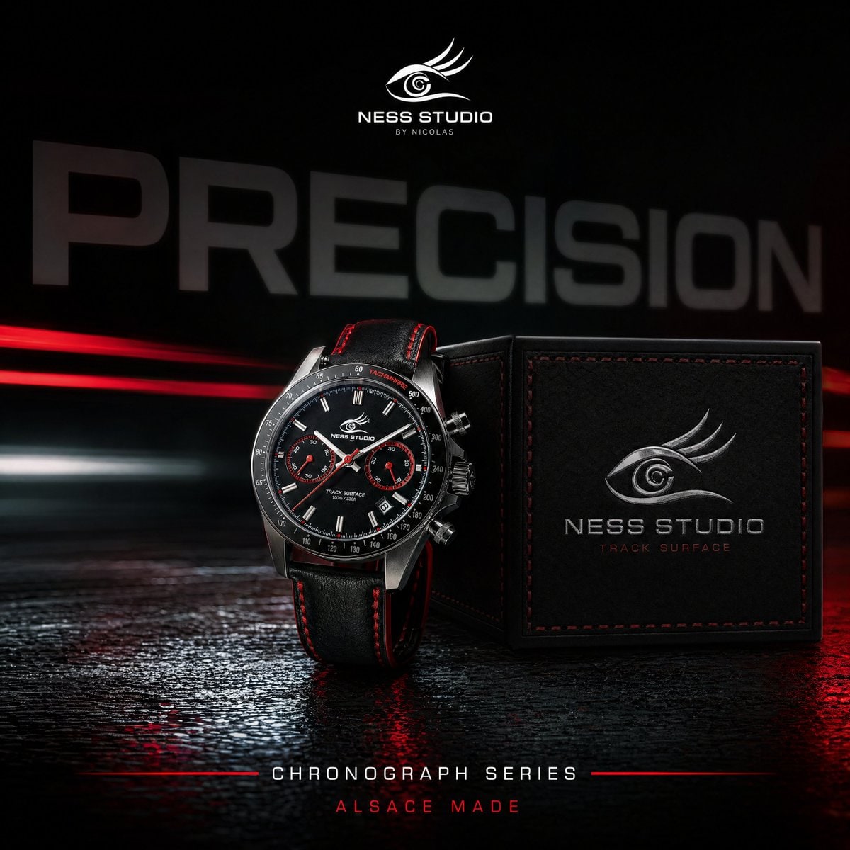 Luxury Chronograph Watch Ad