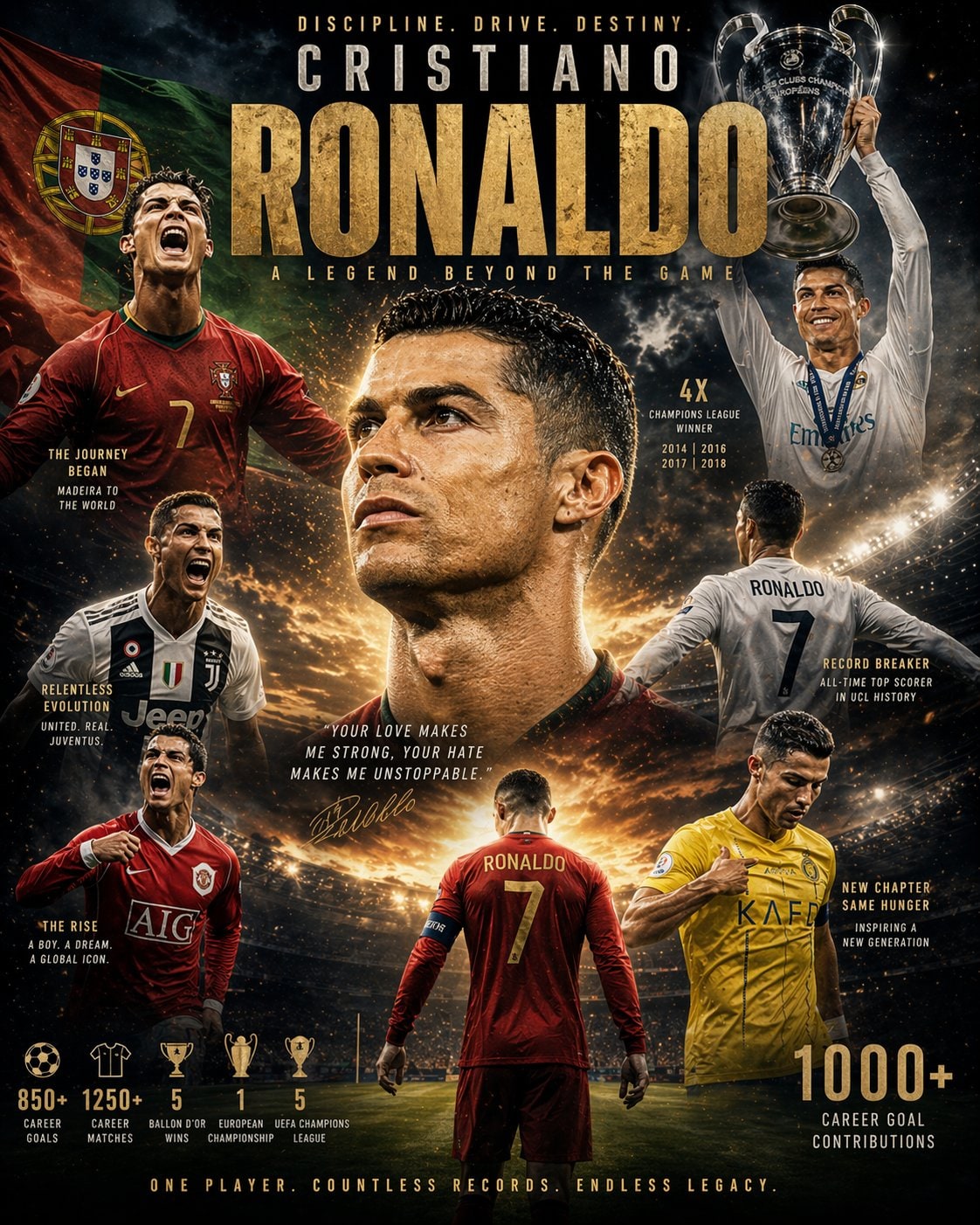 Epic Career Moments Cinematic Poster Template