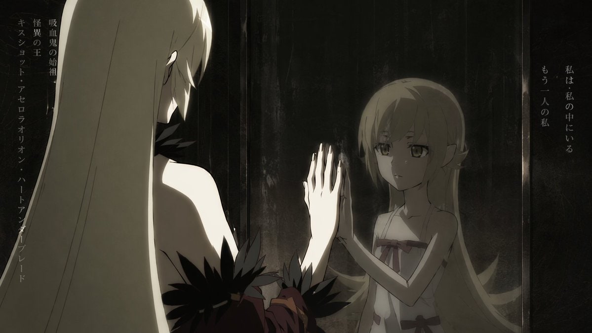 动漫风格：镜中映出的年幼自我