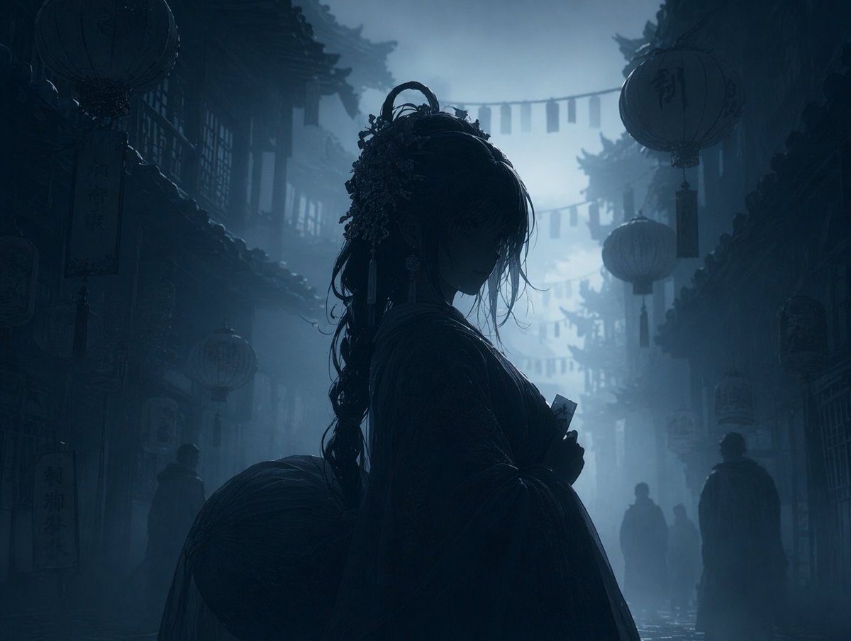 深色剪影与雾气风格迁移