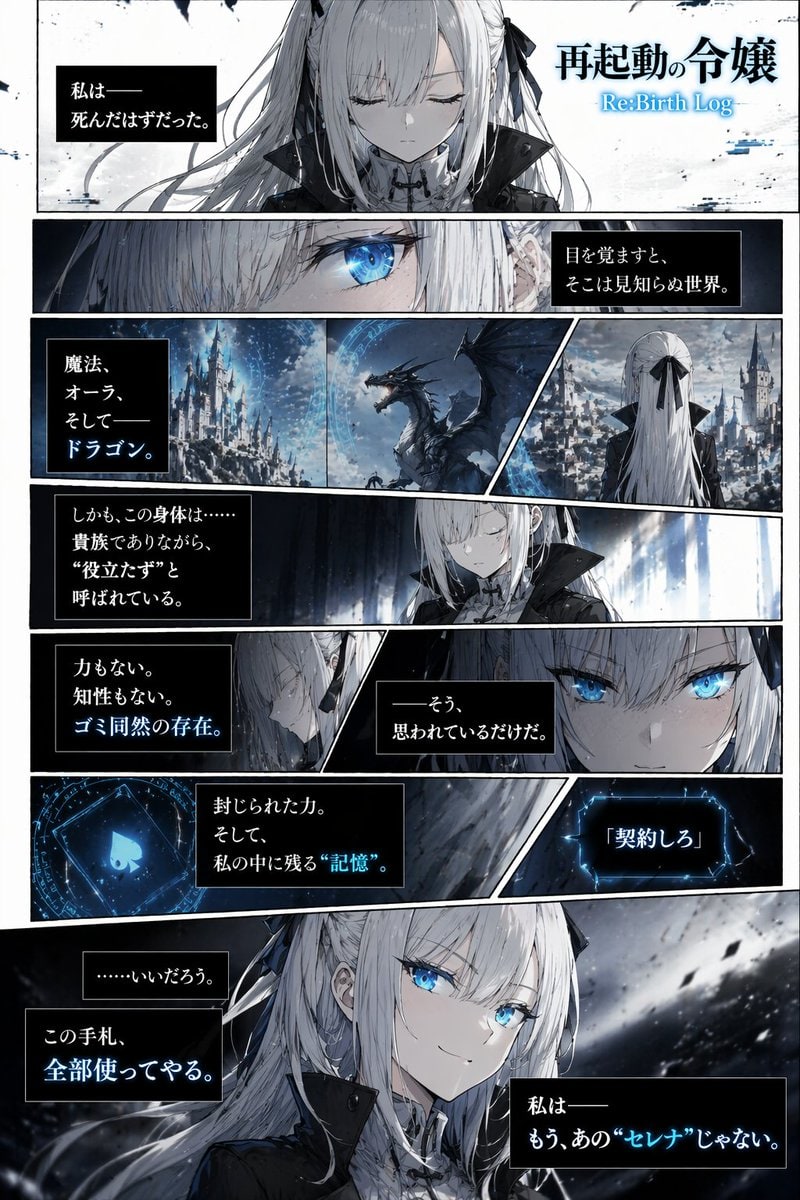 暗黑奇幻漫画页面生成器