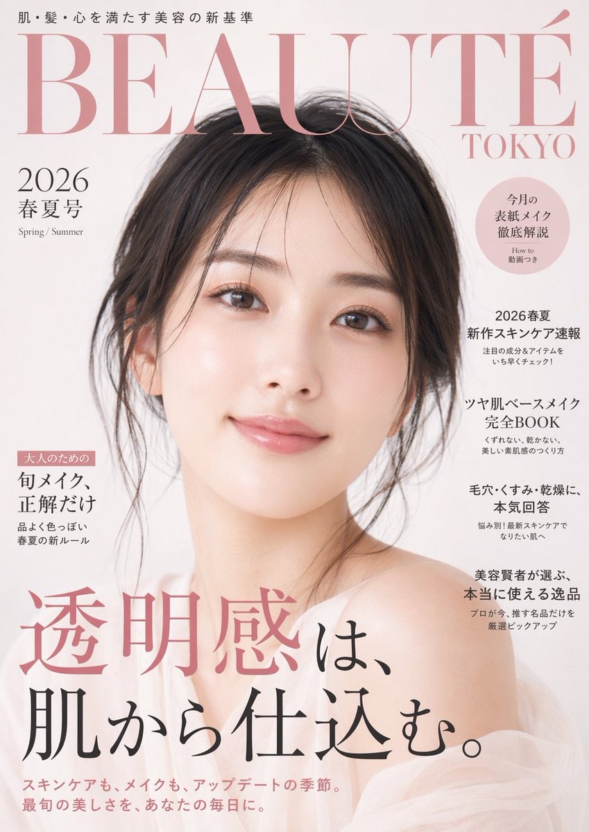 日系美妆杂志封面