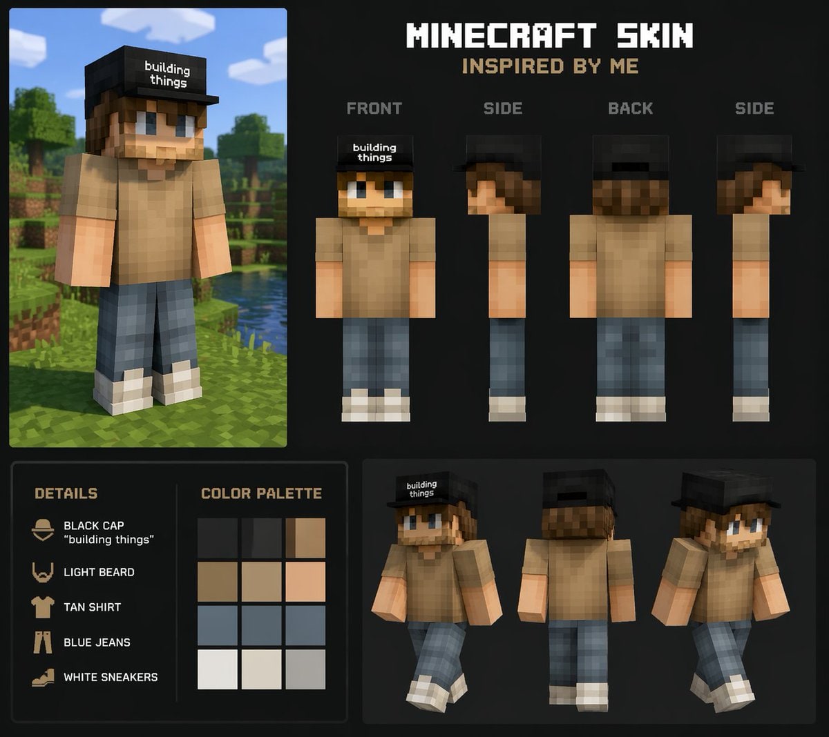 Personalized Minecraft Skin Prompt