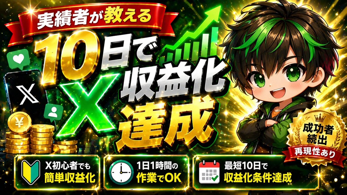 吸睛的 X 平台变现 YouTube 缩略图