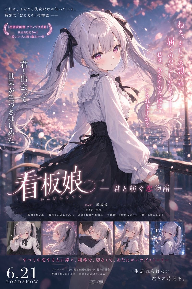 动漫爱情电影海报