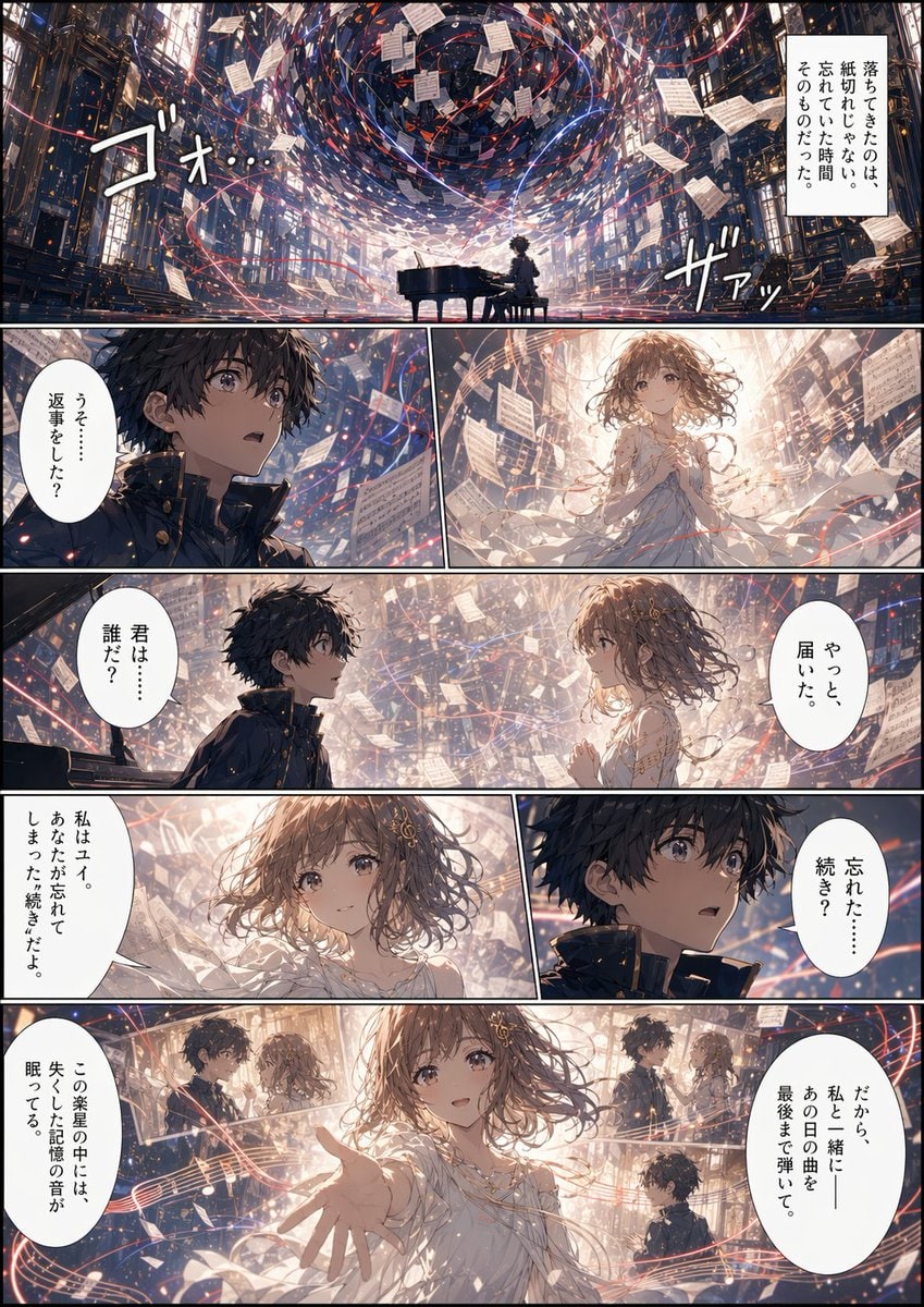 记忆档案漫画页面