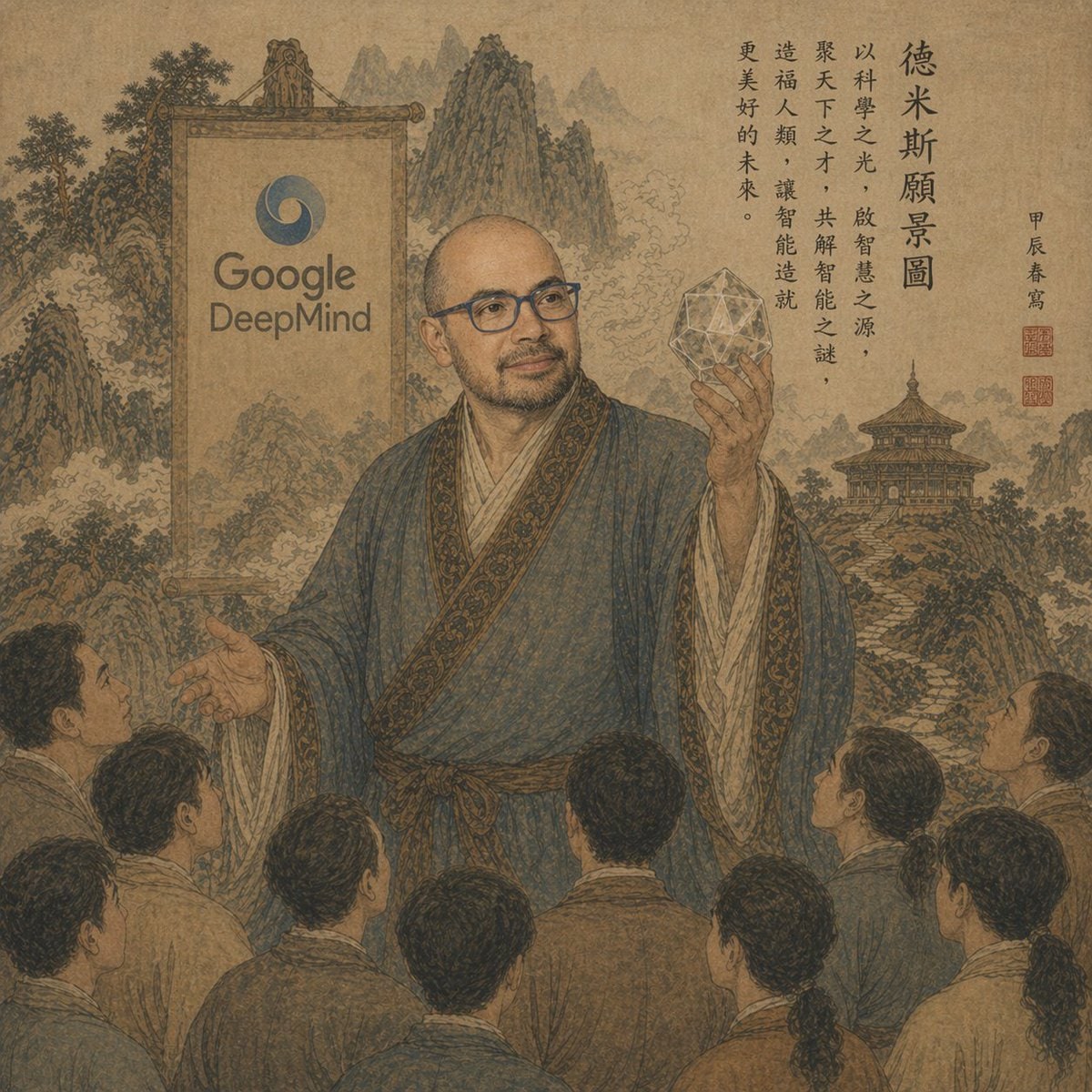 Ancient Scroll Google DeepMind Vision