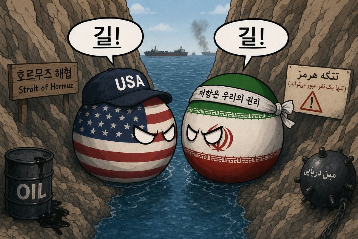 Countryball 霍尔木兹海峡对峙