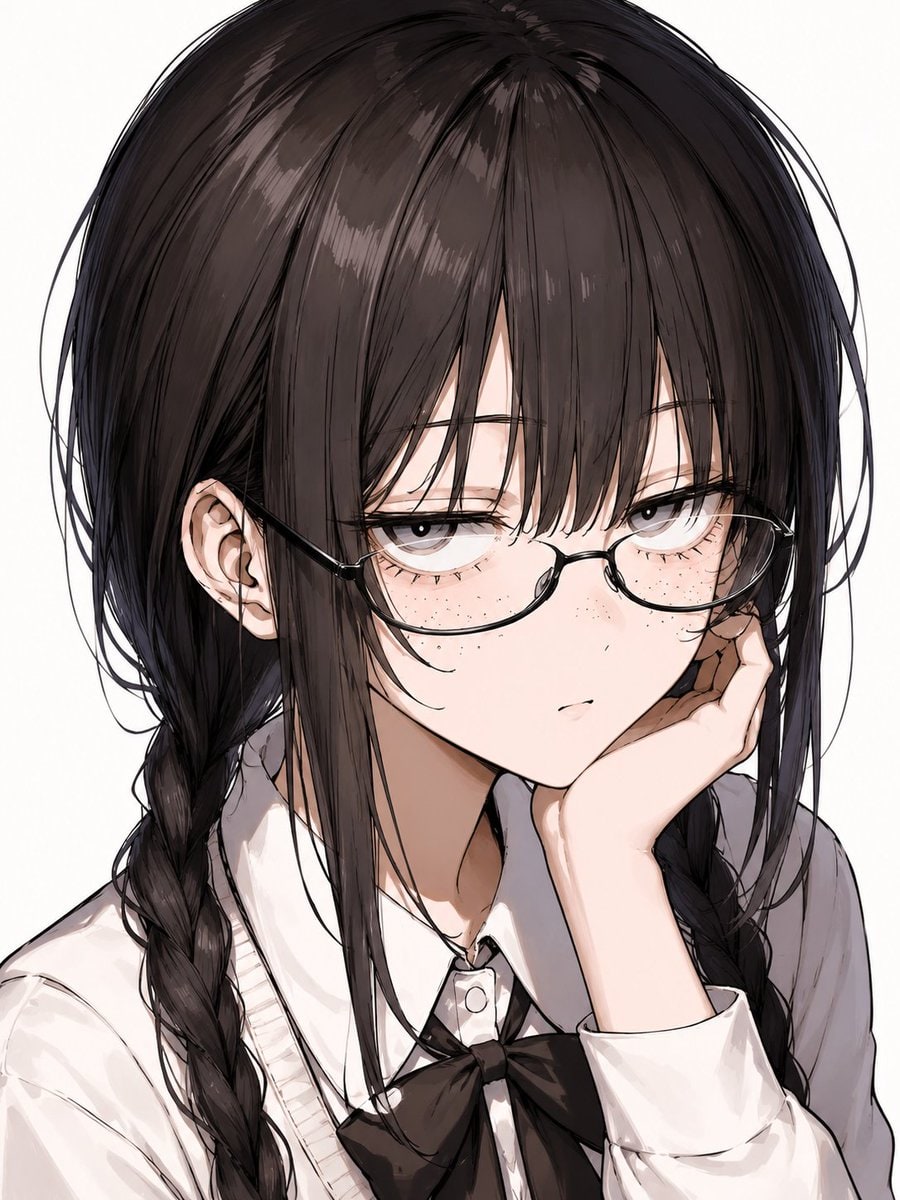 头像/个人资料 - 审查动漫女学生人像