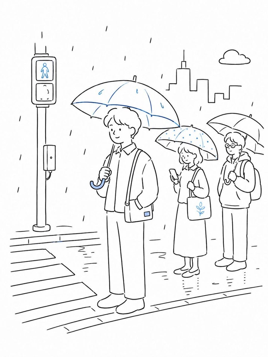 信息图 / 教育视觉 - 极简日式矢量线条艺术