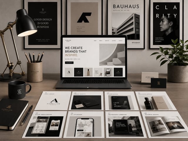 Graphic Design Portfolio Mockup
