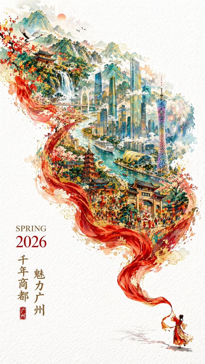 2026 春季广州城市海报
