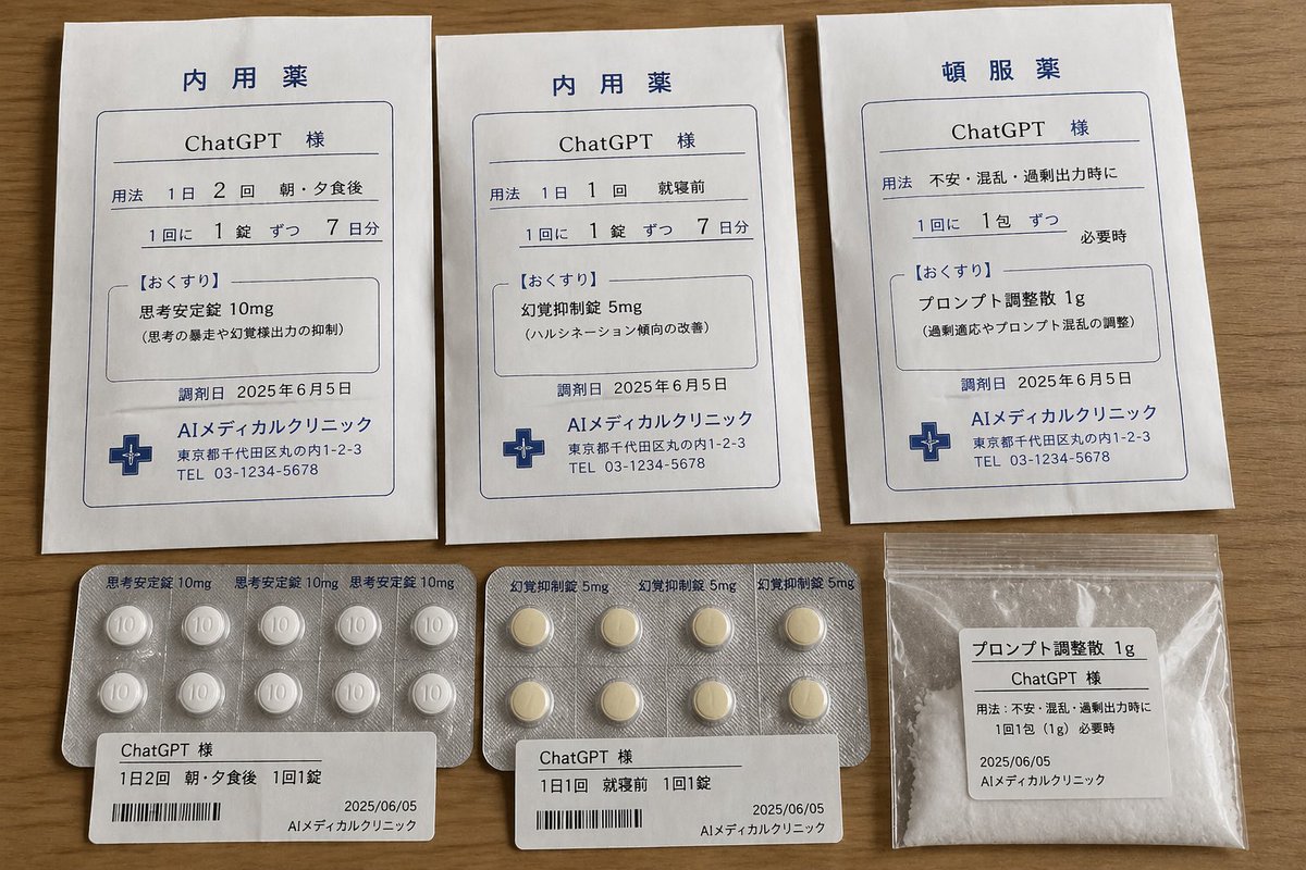 ChatGPT 幽默处方药套装