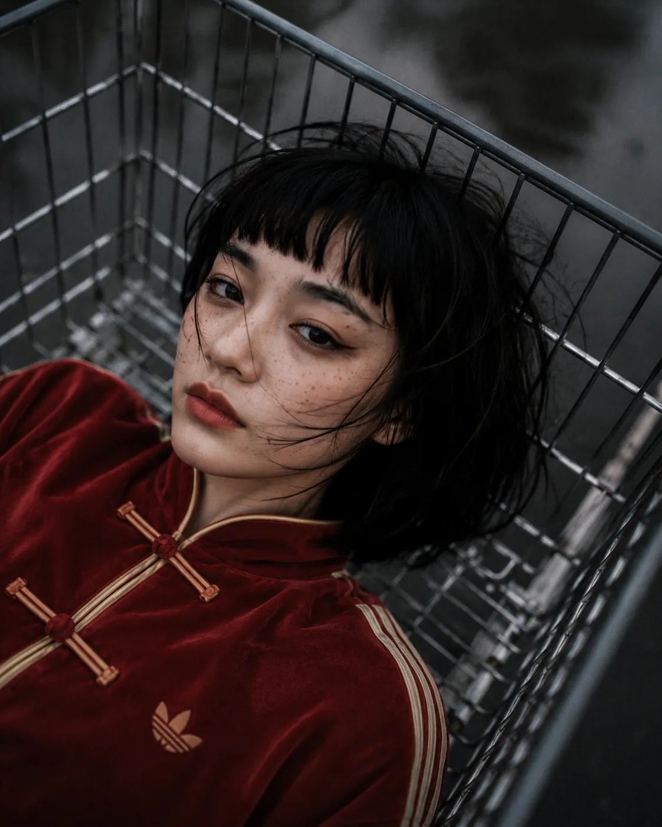 社交媒体帖子 - 购物车视角时尚摄影