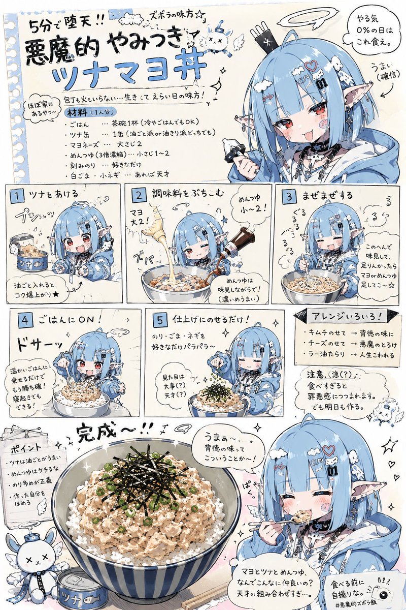 信息图 / 教育视觉 - 漫画食谱插画生成器