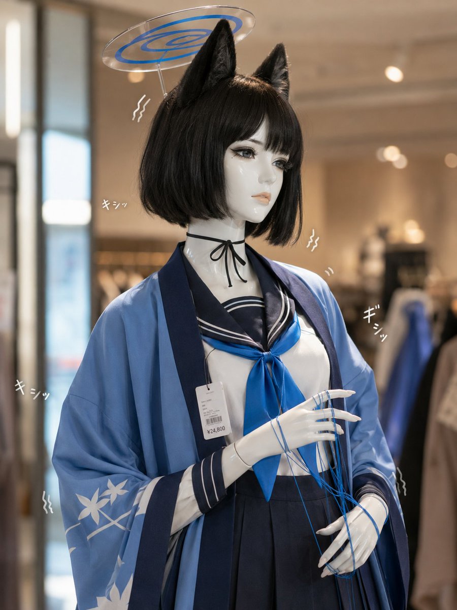 电商主图 - 写实动漫人偶展示